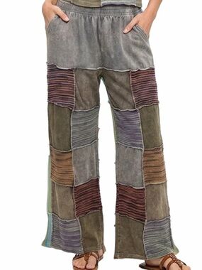 26446 GRYM Yak & Yeti Hippie Patchwork Pants Various Sizes